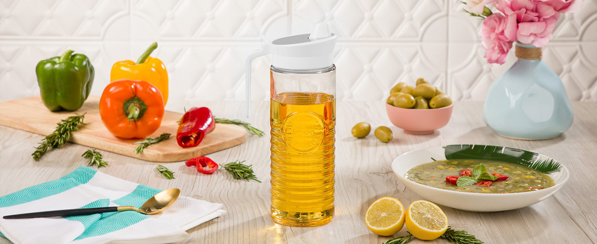  ظرف روغن روستیک سایز 1 لیمون 670 میلی لیتر