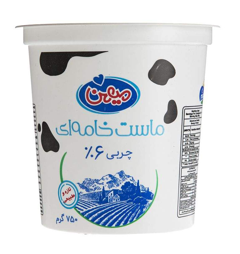 مشخصات ، قیمت و خرید انلاین  ماست خامه ای میهن مقدار 750 گرم  
