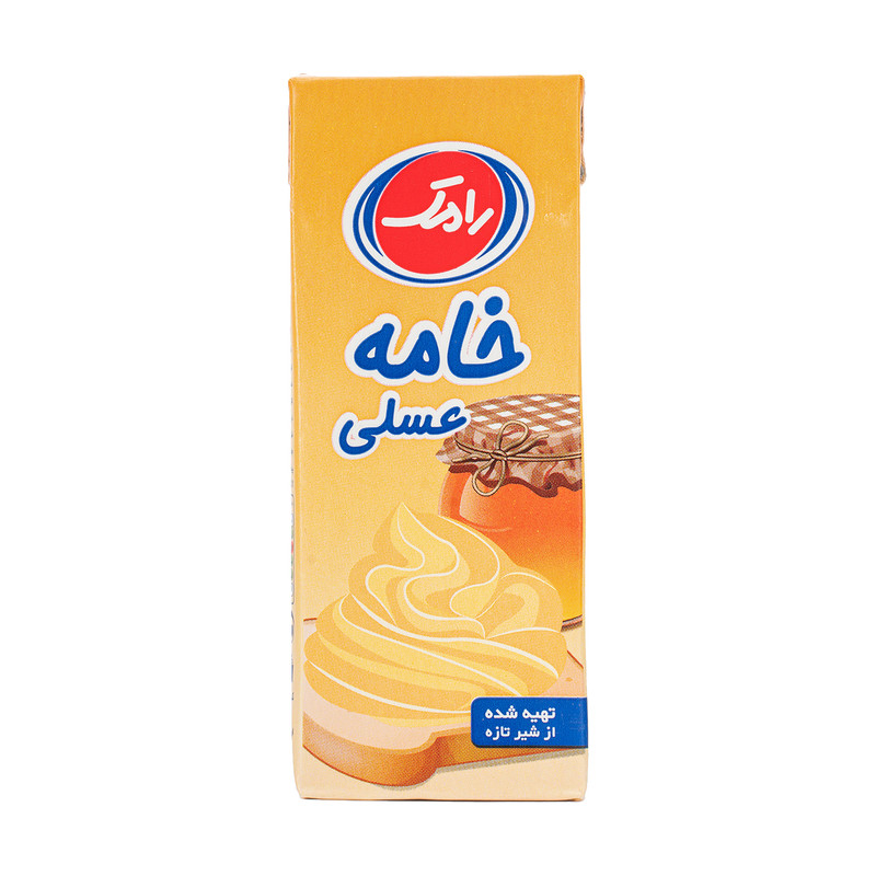 مشخصات ، قیمت و خرید انلاین خامه عسلی رامک 200 گرم 