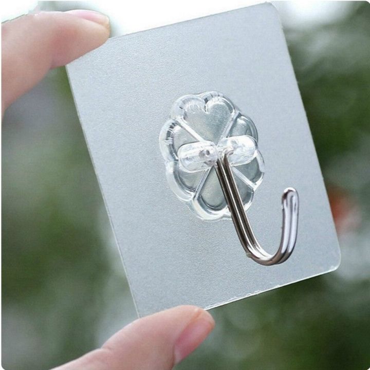 مشخصات ، قیمت و خرید انلاین هوک 3 عددی شفاف قلاب فلزی 3 کیلو (hook)  