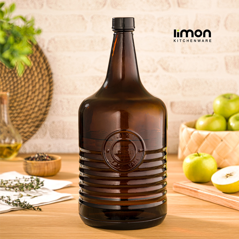 مشخصات ، قیمت و خرید انلاین بطری روستیک قهوه ای 4 لیتر لیمون کد 2317  