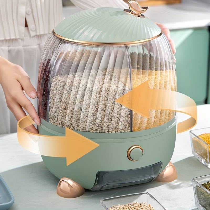 مشخصات ، قیمت و خرید انلاین جاحبوباتی چرخشی دکمه دار وارداتی (سفید طلایی) 