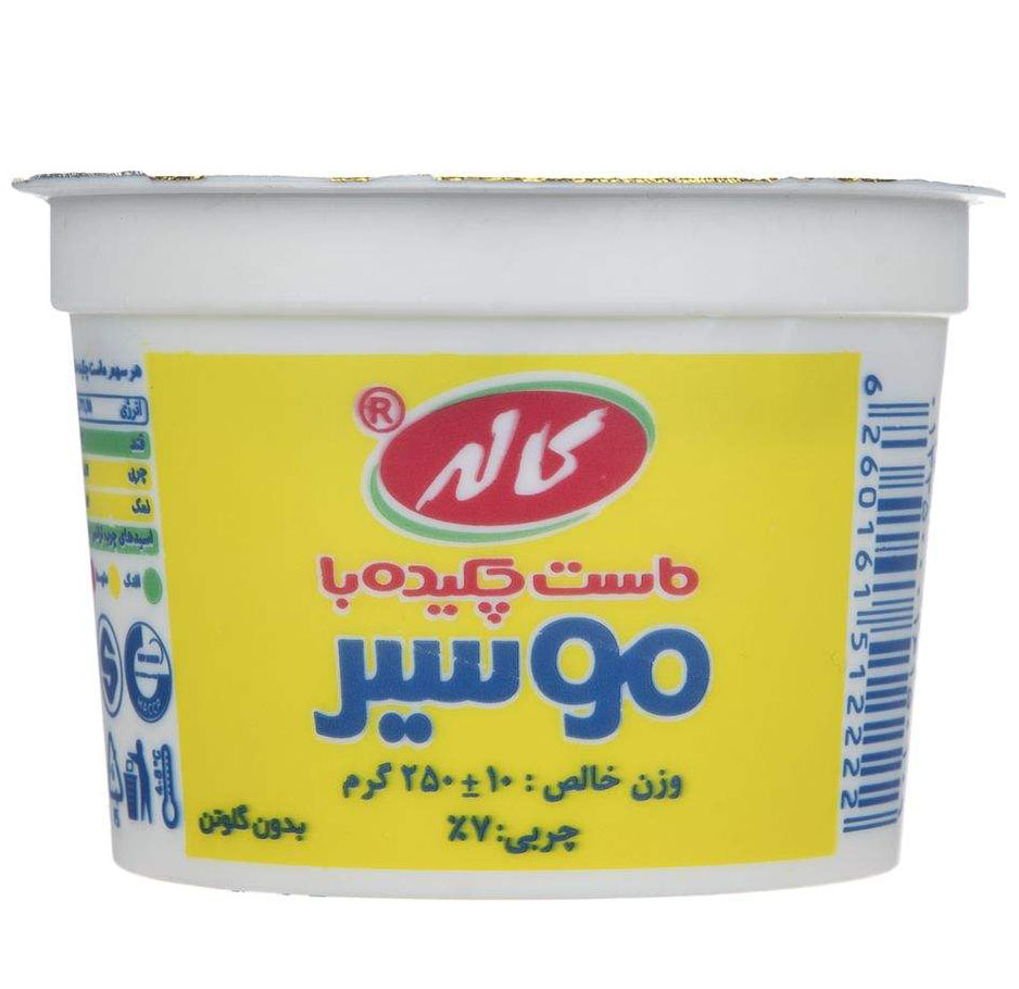 مشخصات ، قیمت و خرید انلاین   ماست چکیده با موسیر کاله مقدار 250 گرم 