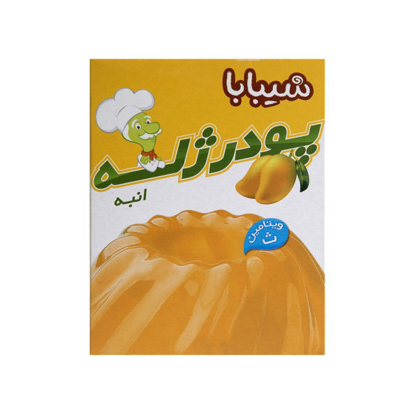 مشخصات ، قیمت و خرید انلاین   پودر ژله انبه شیبابا مقدار 100 گرم 