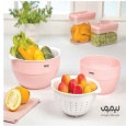  ست آبکش لگن گرد لیمون Limon  سایز3         