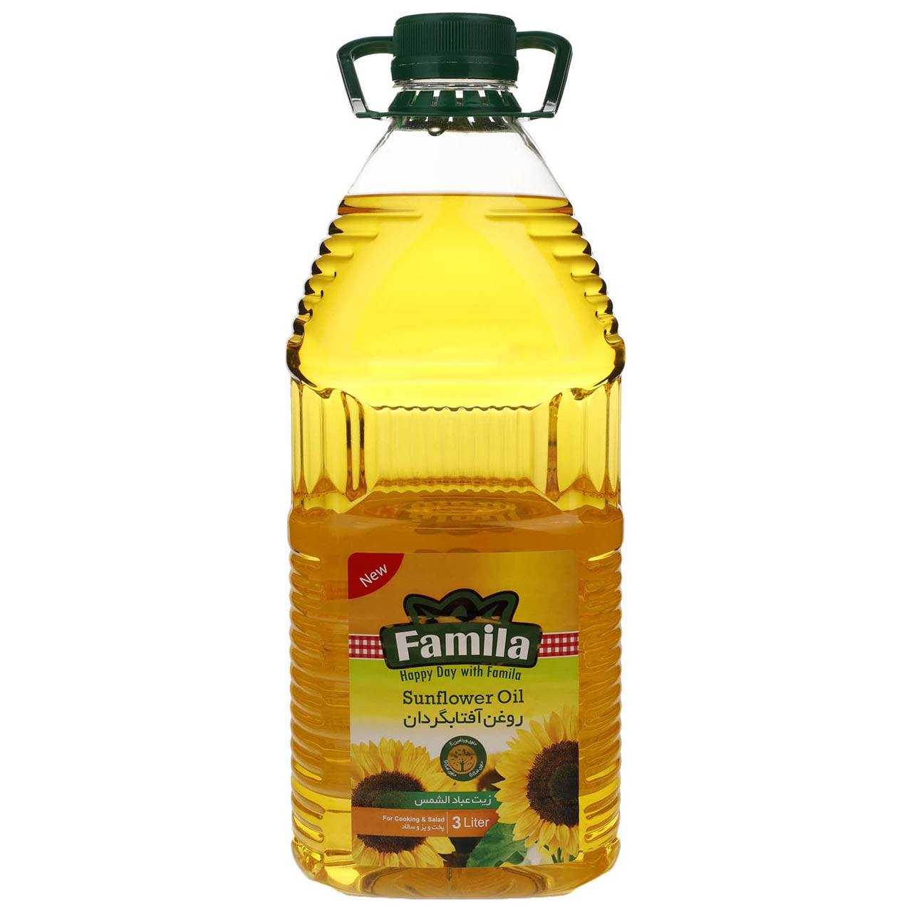 مشخصات ، قیمت و خرید انلاین   روغن مایع آفتابگردان فامیلا 3 ‌لیتر  