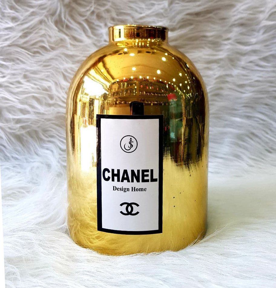 مشخصات ، قیمت و خرید انلاین گلدان CHANEL بیسیک کپسولی (طلایی)        
